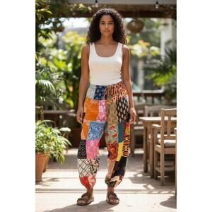 Boho Patchwork Pants